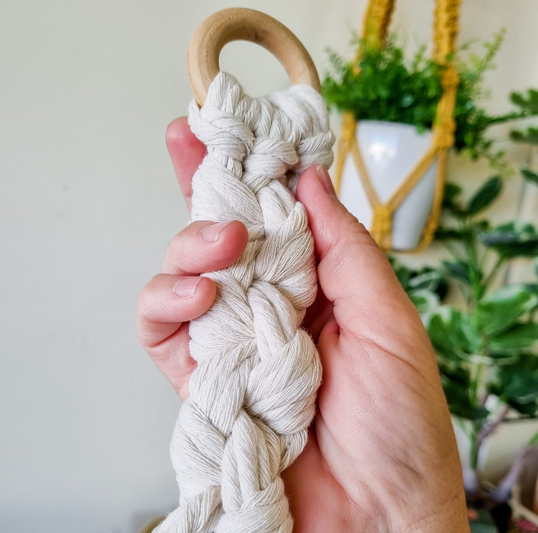Double Hat Hanger Teach Me Macrame
